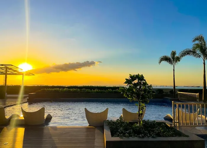 Cozy 2Br Suite Near Airport & Okada, Infinity Pool